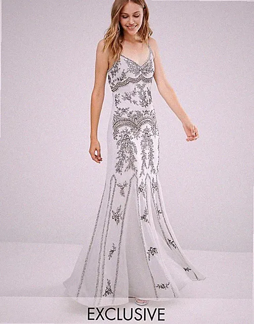 Meerjungfrau Maxikleid