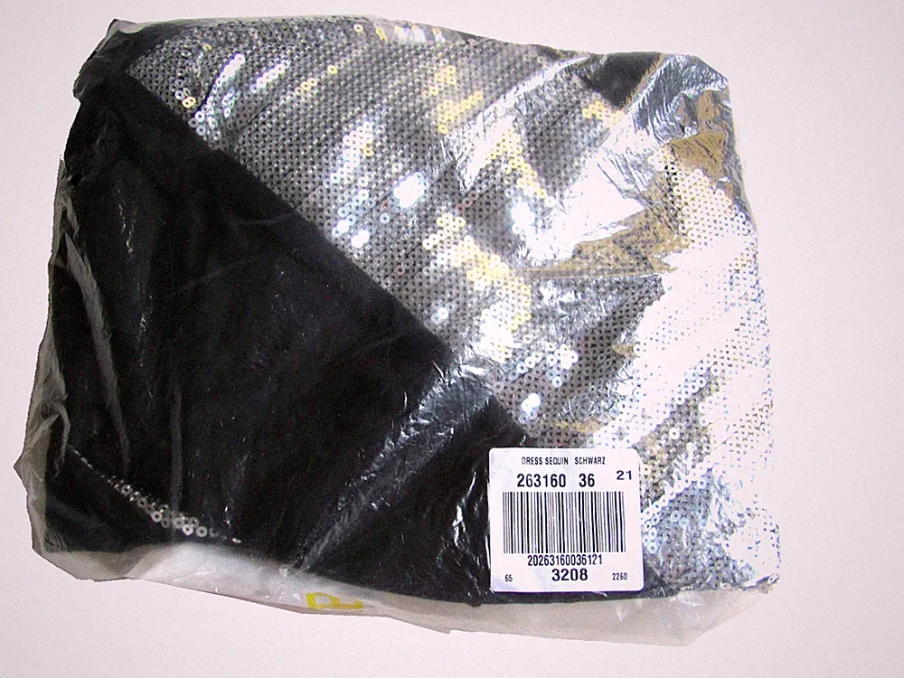 Paillette Etui kleid