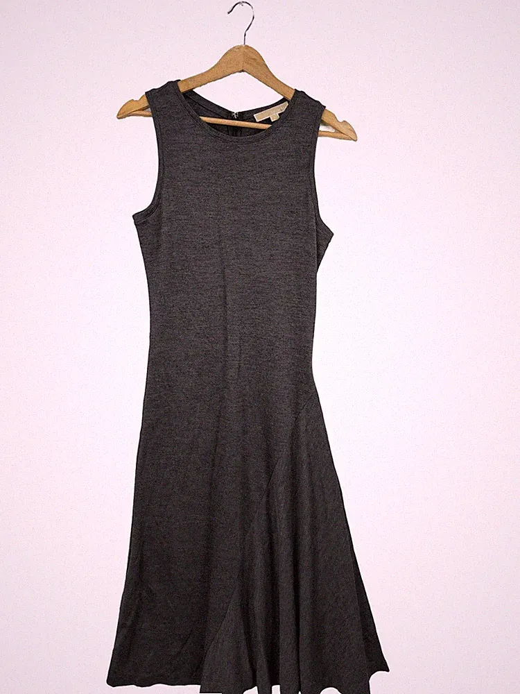 MICHAEL KORS A-Linien Kleid Damen Kleid Gr. DE 38 hellgrau Casual-Look