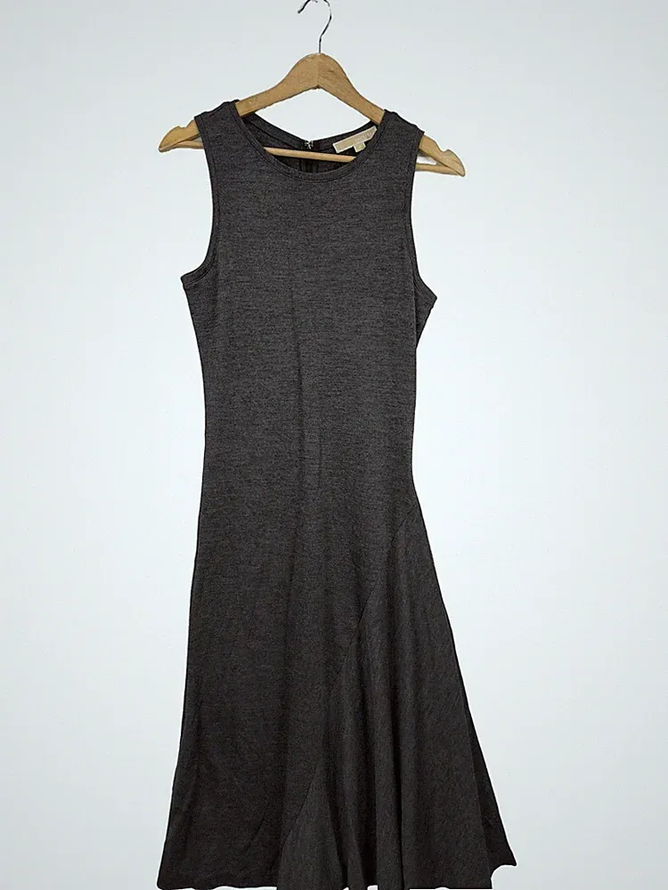 MICHAEL KORS A-Linien Kleid Damen Kleid Gr. DE 38 hellgrau Casual-Look