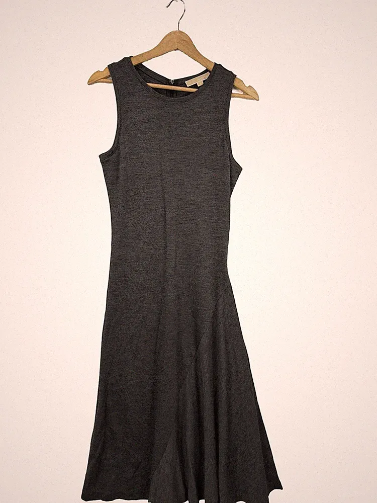 MICHAEL KORS A-Linien Kleid Damen Kleid Gr. DE 38 hellgrau Casual-Look