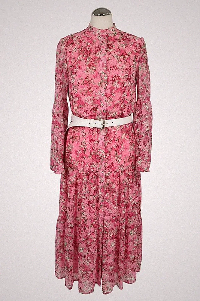 Michael Kors Damen Kleid Gr. 36 (4) Mehrfarbig Kleid A-Linie Dress