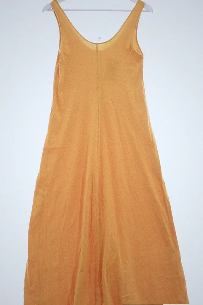 MNG A-Linien Kleid Damen Kleid Gr. DE 34 hellorange Casual-Look