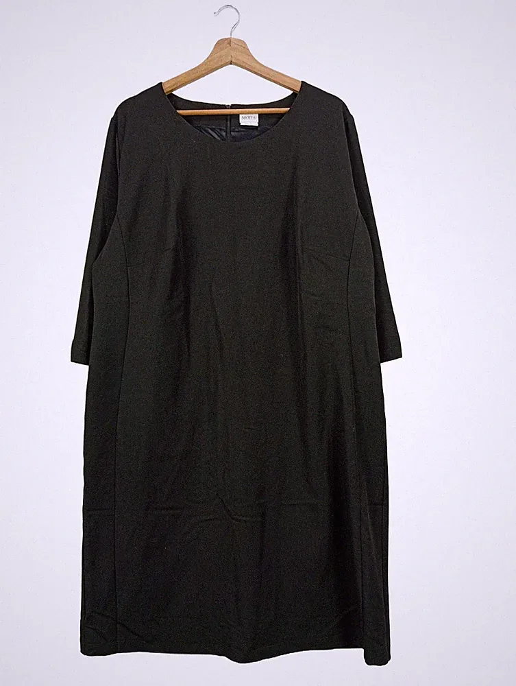MONA Schlauchkleid Damen Kleid Gr. DE 50 schwarz Casual-Look