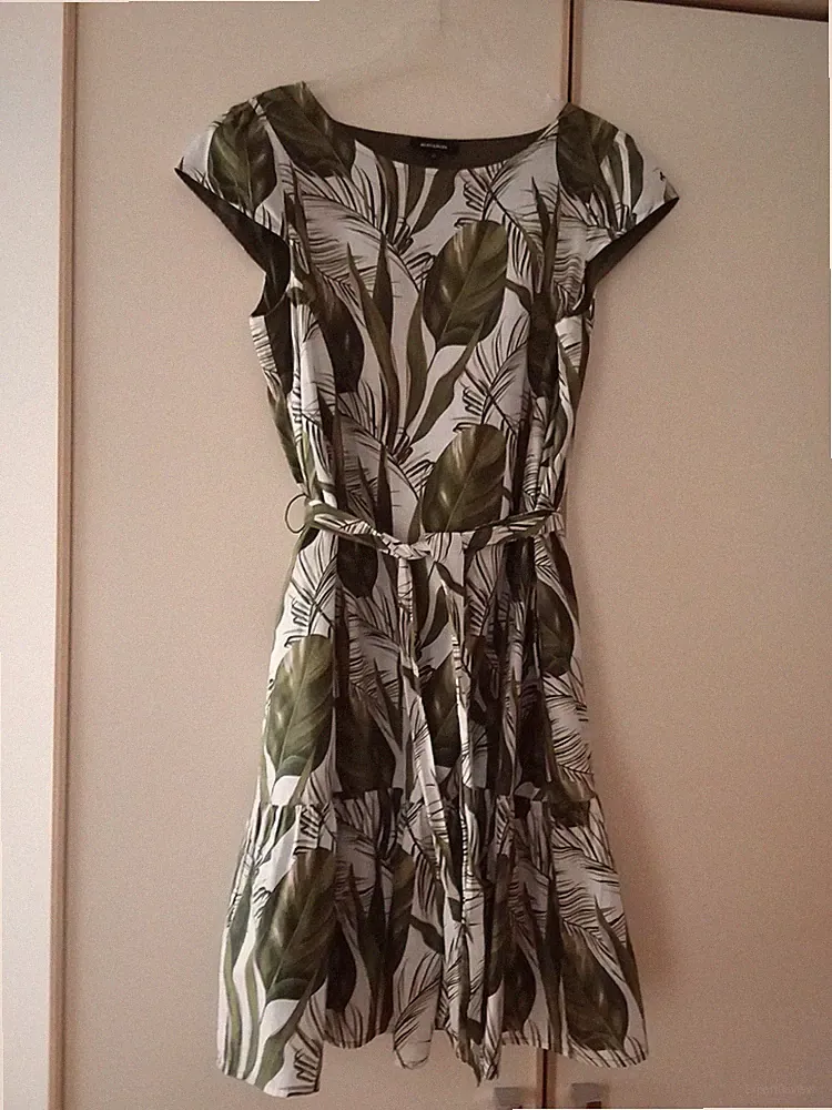 more and more, Sommerkleid, 36, grün-weiss