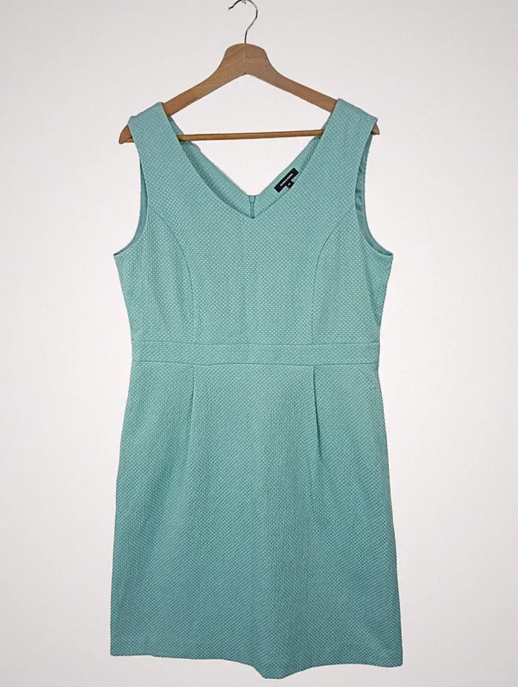 MORE & MORE A-Linien Kleid Damen Kleid Gr. DE 42 türkis Casual-Look