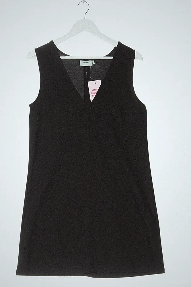 MOVES A-Linien Kleid Damen Kleid Gr. DE 38 schwarz Casual-Look