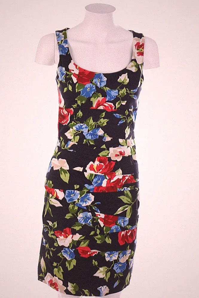 NADINE Kleid Etuikleid XS multicolor