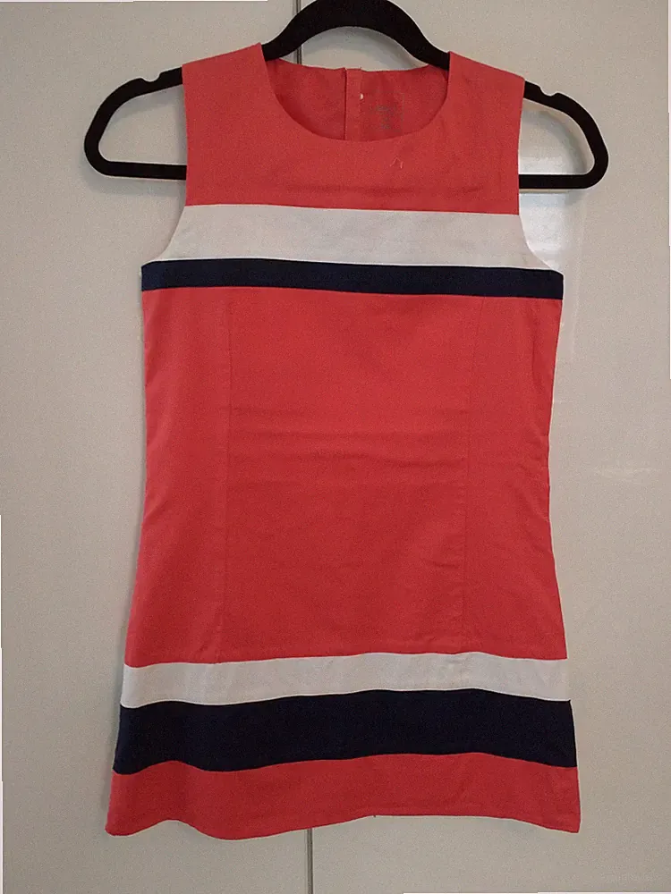 Name it., schönes Etuikleid für Mädchen, Gr. 164, rot blau weiß