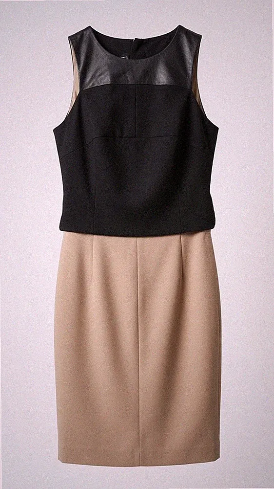 Neu! 555€ Gio´Guerreri Wollkleid Business Kleid Cocktailkleid IT46 DE 38-40 L Sc