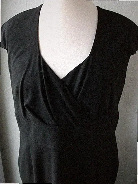 NEU EMILIA LAY Kleid Gr.42 UVP. 160.- Empire-Stil Wickeloptik für Hochzeit schwa