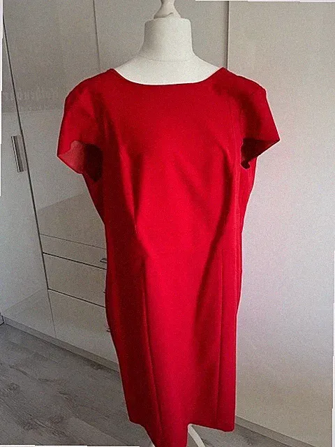 Flügelärmel Etui kleid