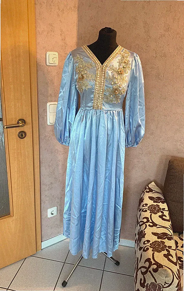 Ballonärmel Cocktailkleid