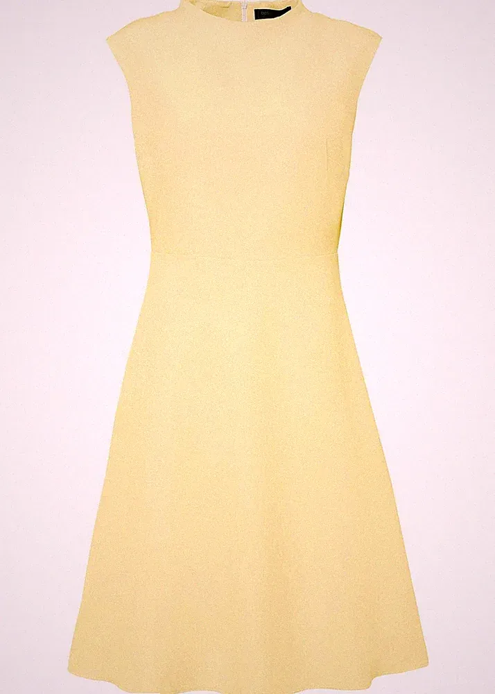 Neu Kleid Gr. 40 Gelb Sommerkleid Etuikleid Partykleid Abendkleid Casual-Dress