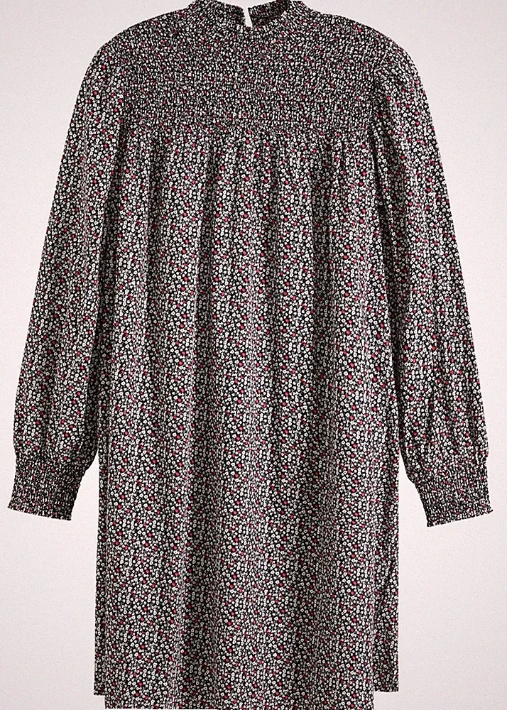 Neu Kleid in A-Linie mit Taschen Gr. 50 Schwarz Damen Freizeitkleid Minikleid