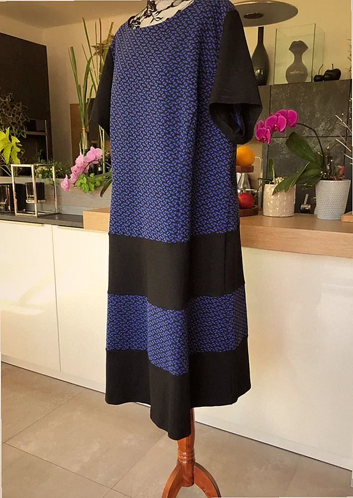 NEU MIMOSKA WITT Reg.€98,99- Premium Kleid Midikleid A-Linie Bahnen XXL 52