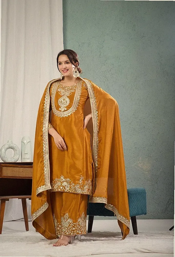 Neu Schößchen Top Sharara Anzug Set Fertig Zum Tragen Indian Hochzeit Gast Kleid