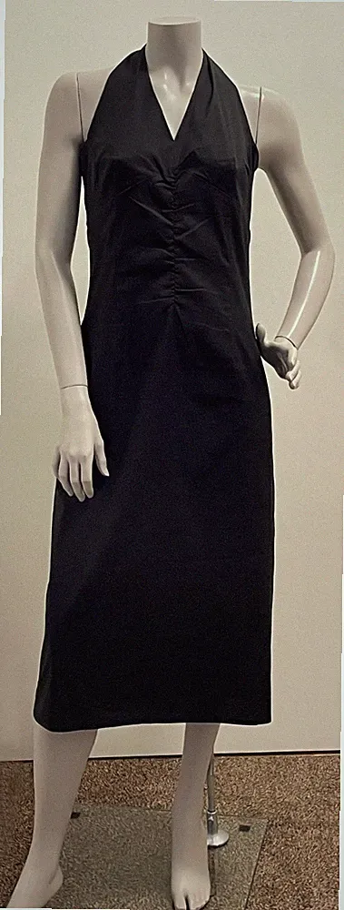 NEU/ UNGETRAGEN Hallhuber Etuikleid schwarz Gr. 38/40 Baumwoll-Stretch