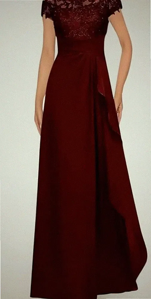 Neues Abendkleid lang - Bordeauxrot- Größe 40 geeignet für Hochzeitsgäste
