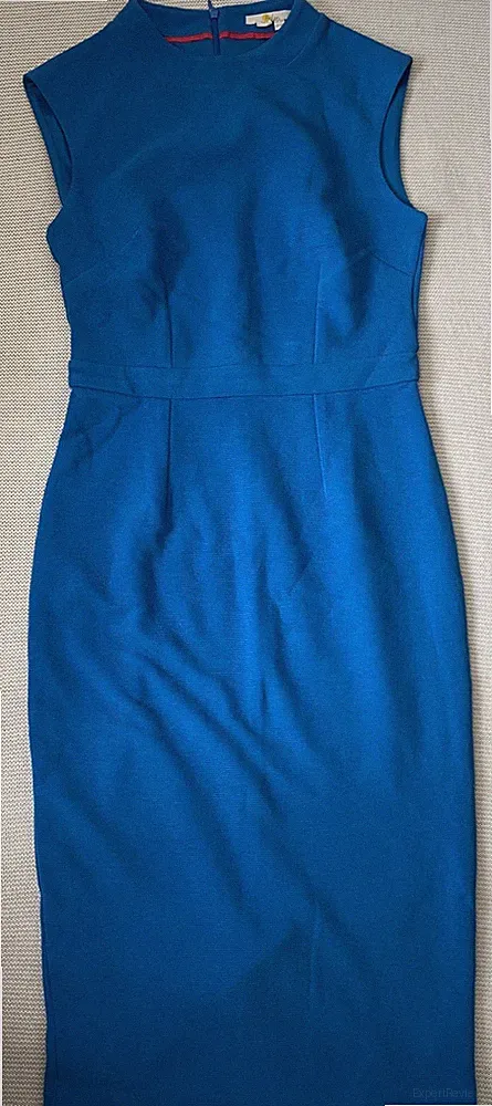 Neues blaues geripptes Tulpenkleid für Damen von Boden – Größe 8 – ohne Etikett