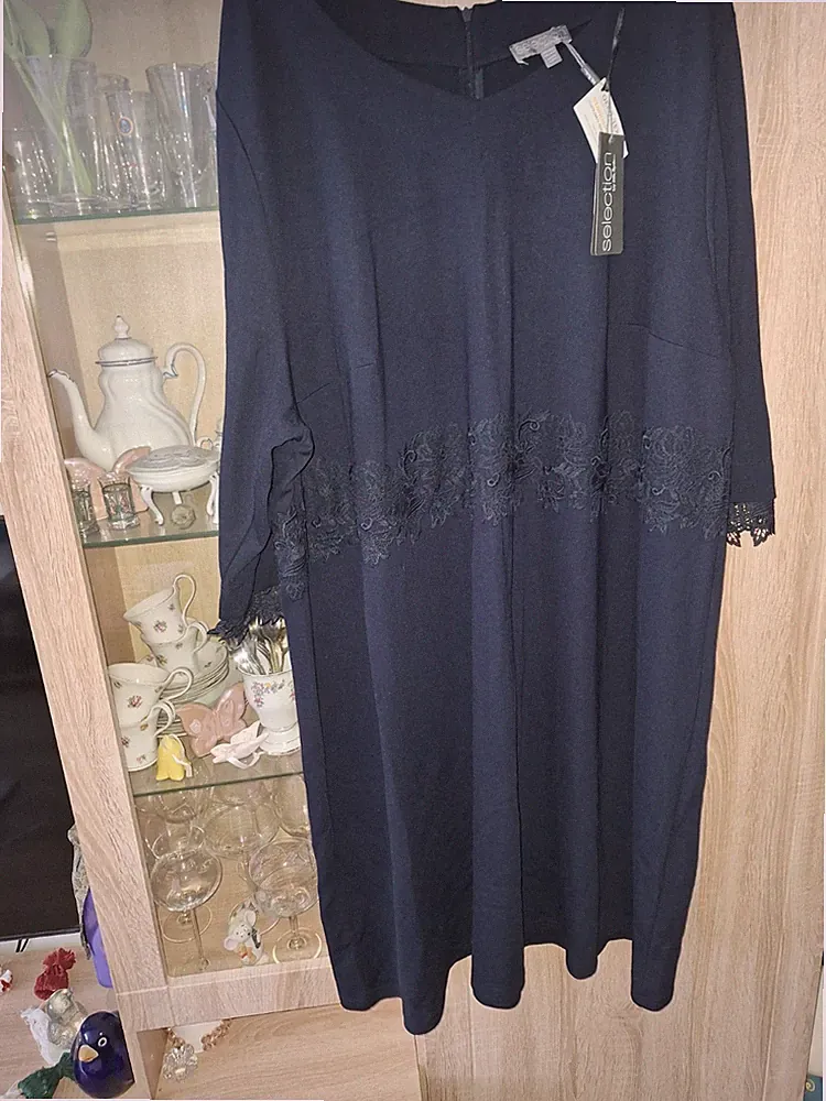 Neues, blaues Kleid,58/60, Ulla Popken