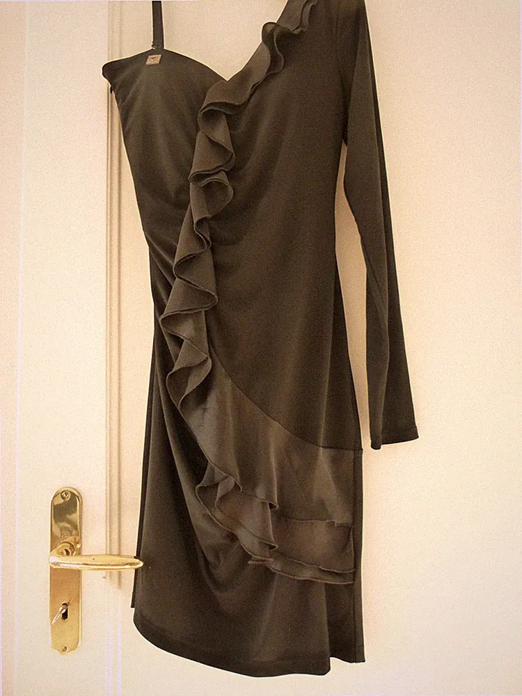 Neues LIU JO Kleid one Shoulder Gr. DE 34/ 36 S ( ital. L ) edel Max Alcazar