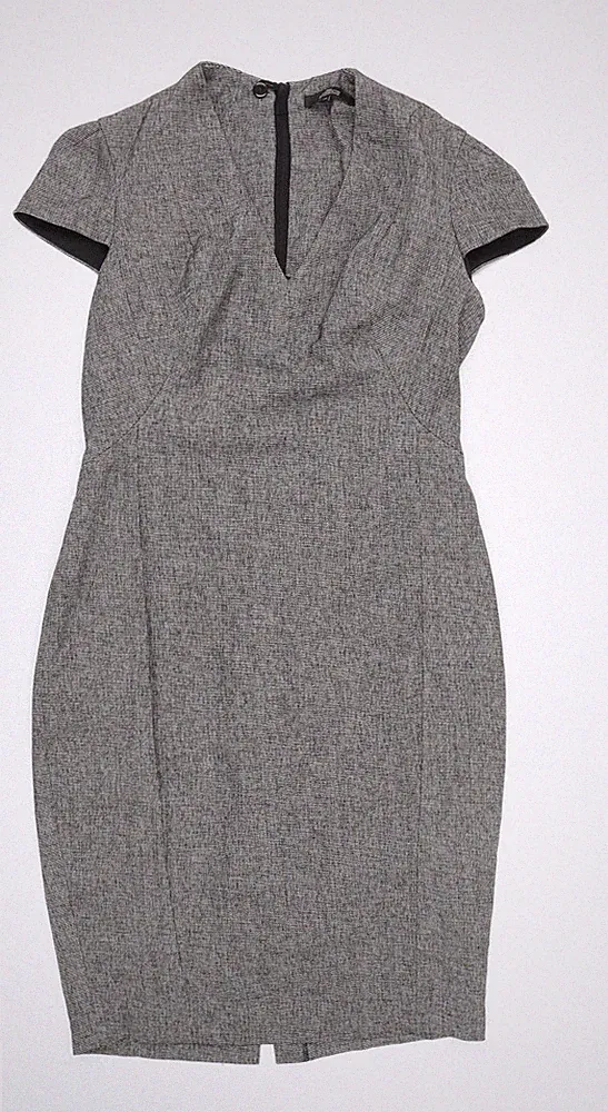 Next Damen graues Etuikleid, Größe 12, Business Style