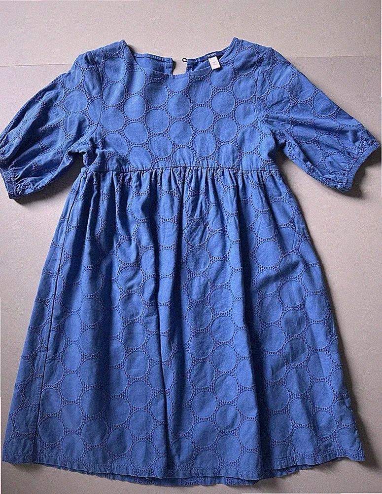 Okaidi Mädchen Kleid Blau 152