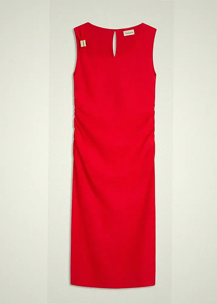 One-Shoulder-Kleid Gr. 40/42 Erdbeere Damen Etuikleid Midikleid Partykleid Neu