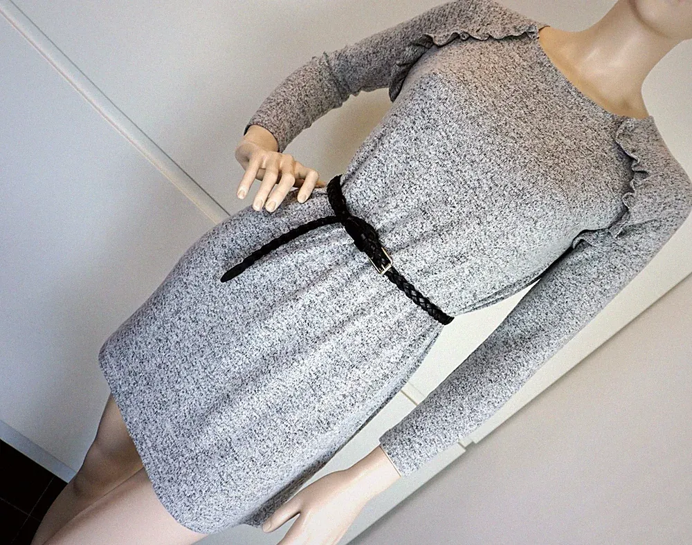 ONLY Damen Kleid Tunika Minikleid Boho A Linie Mini Blogger Gr S
