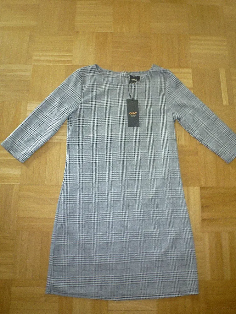 ONLY Kleid Etuikleid Größe S NEU schwarz weiß kariert