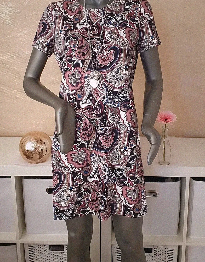 Only Kleid Sommerkleid Partykleid Cocktailkleid Etuikleid Paisley Gr. M *NEU*