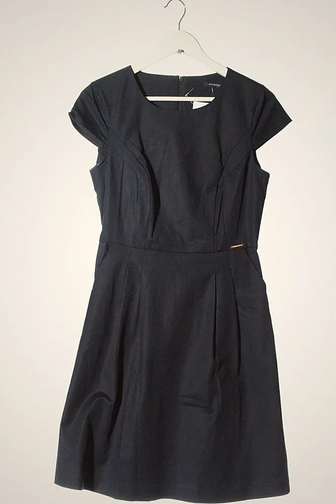 ORSAY A-Linien Kleid Damen Kleid Gr. DE 38 blau Casual-Look