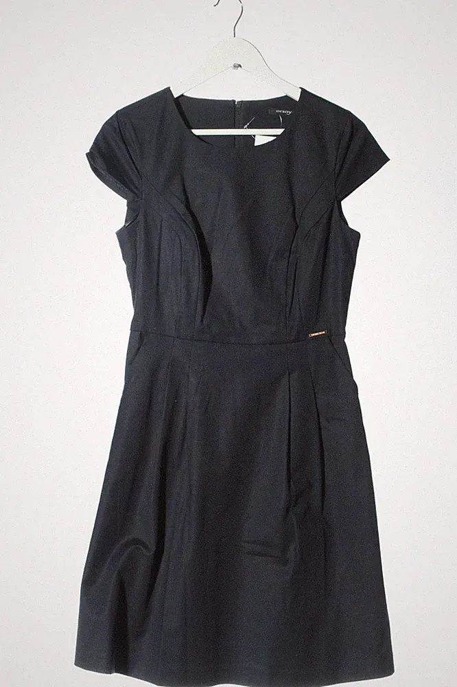 ORSAY A-Linien Kleid Damen Kleid Gr. DE 38 blau Casual-Look