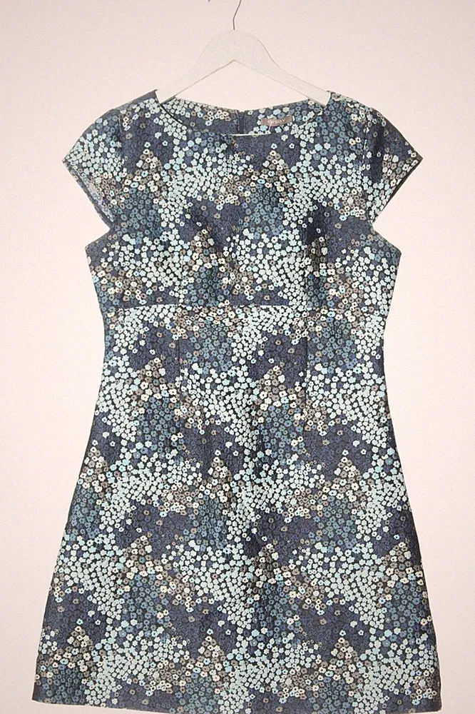 ORSAY A-Linien Kleid Damen Kleid Gr. DE 38 blau-türkis Casual-Look