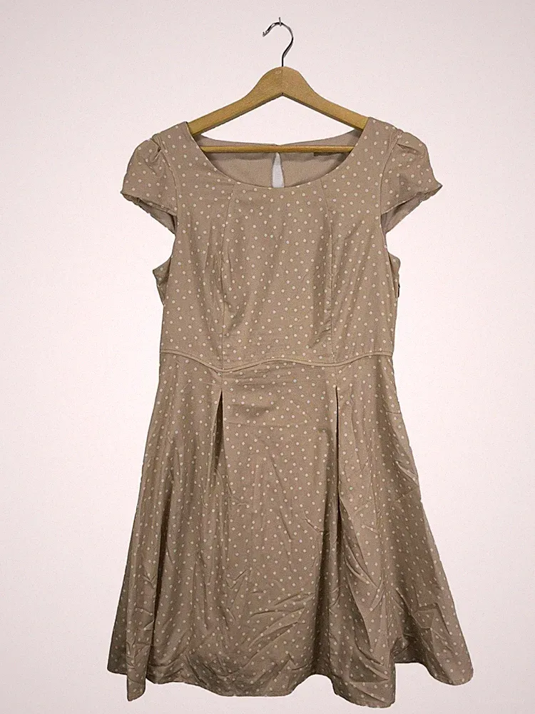 ORSAY A-Linien Kleid Freizeitkleid Elegant Wollweiß Größe 40