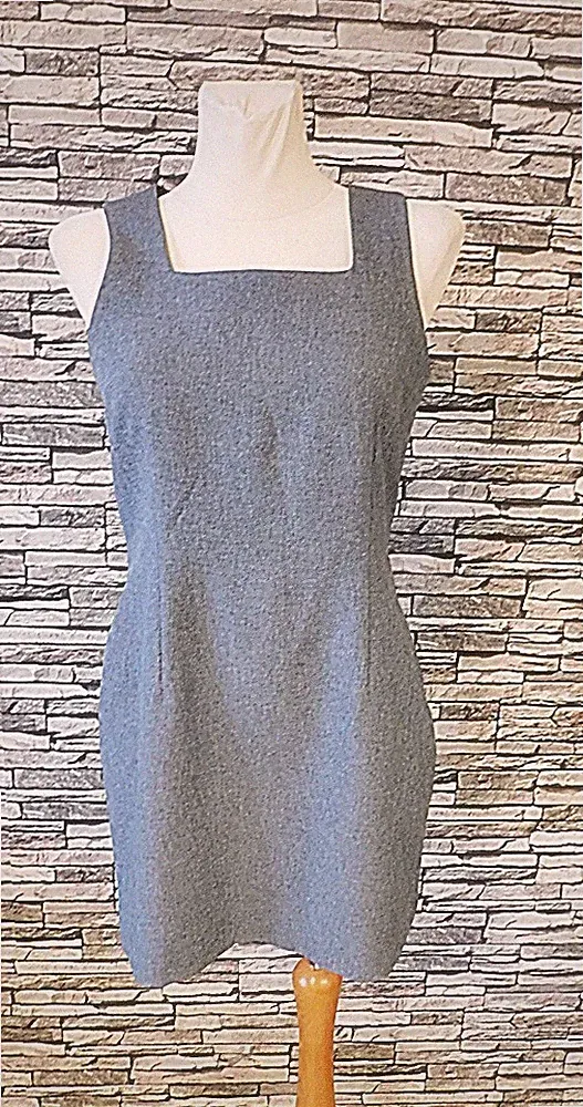 Orsay Etuikleid Gr. 36 Grau Business Kleid ärmellos