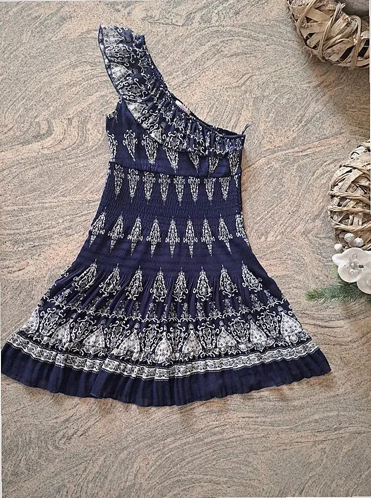Orsay Kleid Sommerkleid One Shoulder Gr . 38