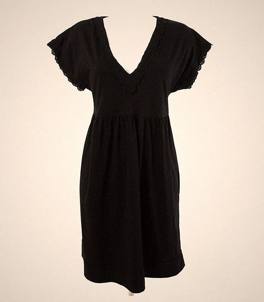 & Other Stories Damen Kleid Gr. 36 A-Linie Sommerkleid Baumwolle
