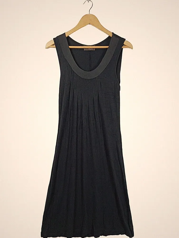 OUI A-Linien Kleid Damen Kleid Gr. DE 38 schwarz Elegant