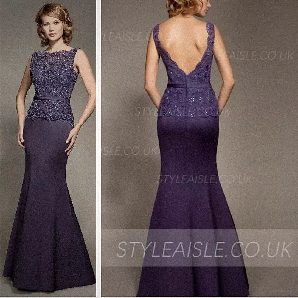 Pailletten Perlen Spitze Mieder Etui Maxi Abschlussball Abendkleid Gr 10 UVP 430 £ NEU mit Etikett