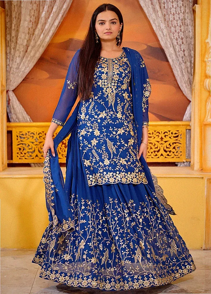 Pakistaner Kleid Salwar Kameez Fertig Zum Tragen Anzug Indisch Hochzeit Party 3