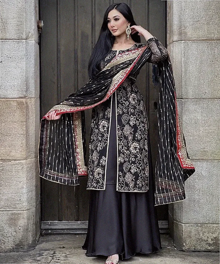 Pakistanische Indische Bollywood Damen Salwar Kameez