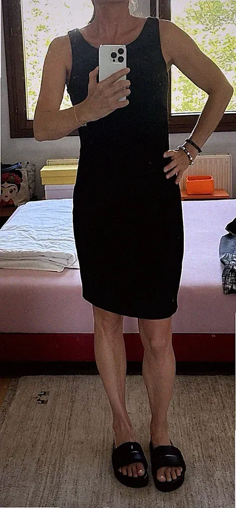 Patrizia Pepe Etui Sommer Kleid A-Linie schwarz Slim Sexy gr. S 36 Neu