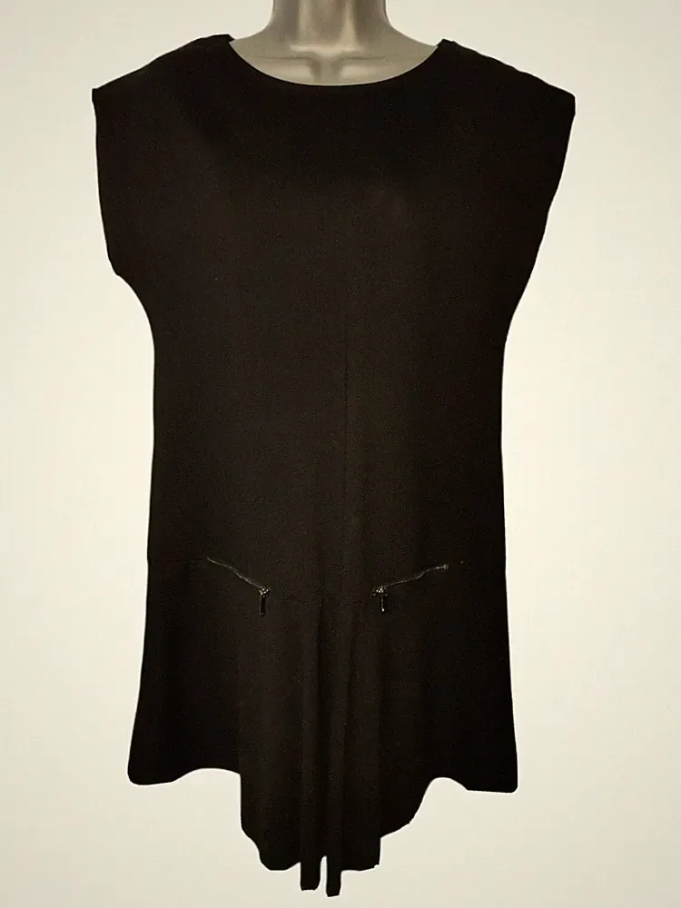Pennyblack Max Mara Jerseykleid Größe 10 schwarz Taschen Arbeit Smart Capsule