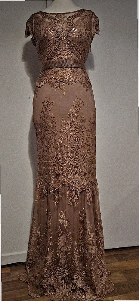 PHASE EIGHT Kleid Gr.12 350£ Rosa Maxi Party Lang Abend Hochzeit Gast Spitze 20er