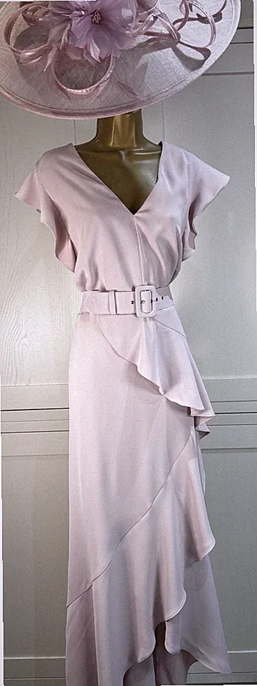 Phase Eight Maxikleid UK 20 rosa Mutter Braut Bräutigam Gast Hochzeit Rennen Event