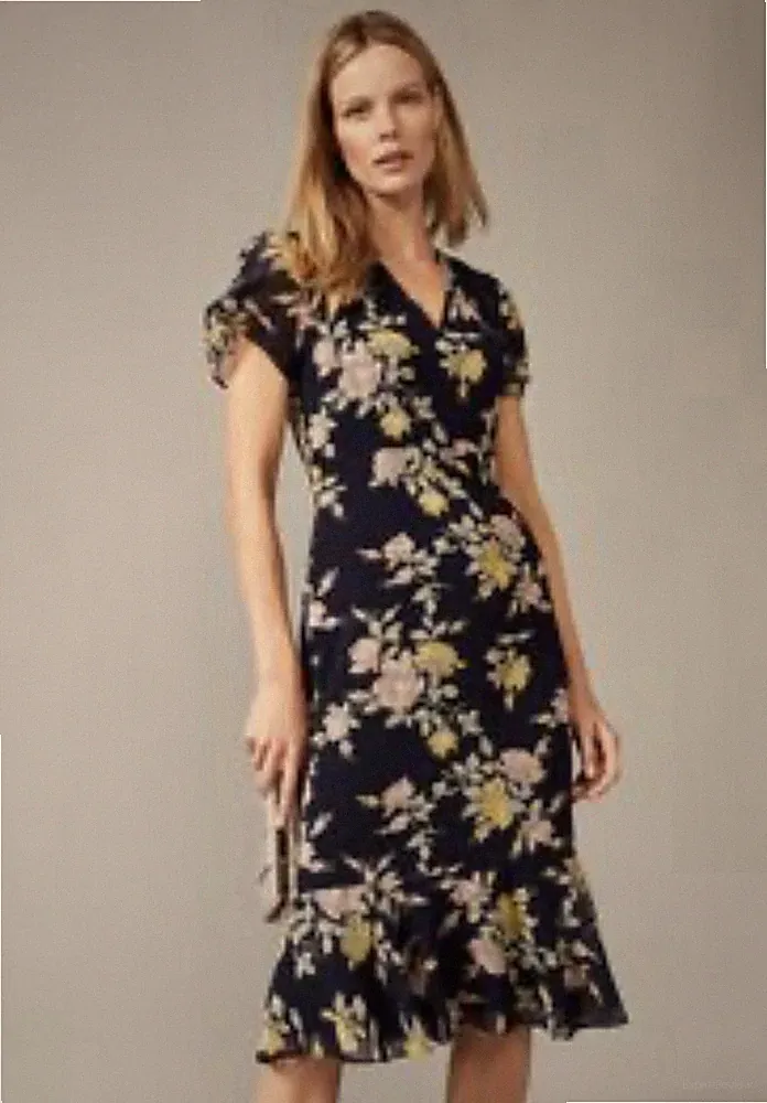 Phase Eight Melissa Georgette Floral Kleid Gr.40