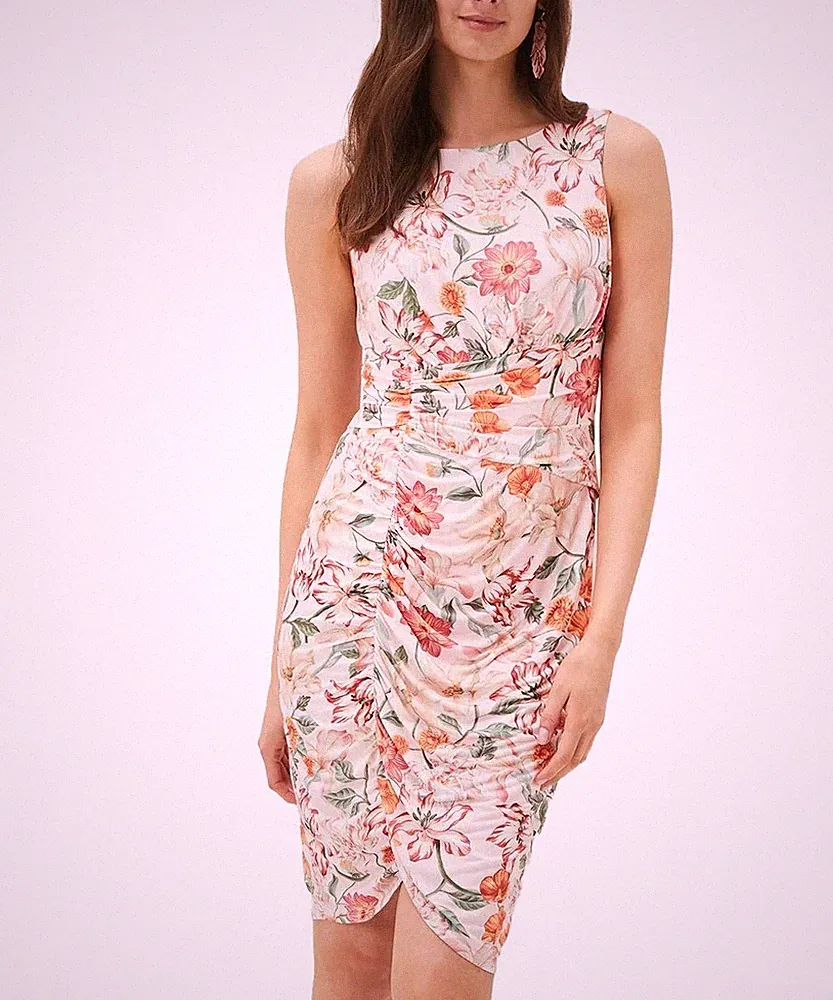 PHASE EIGHT MIDIKLEID BODYCON LARNA BLUSH JACKIE HOCHZEITSGAST FLORAL FLOWER 10