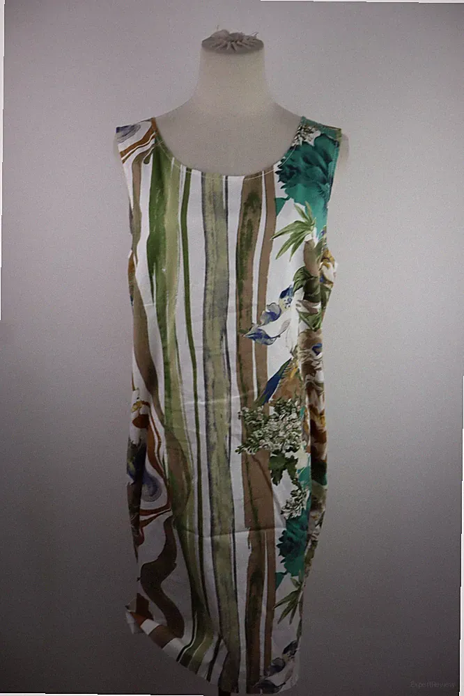 PIERRE CARDIN DAMEN ÄRMELLOSES KLEID GR 50 WOMAN CASUAL VINTAGE DRESS DRESS